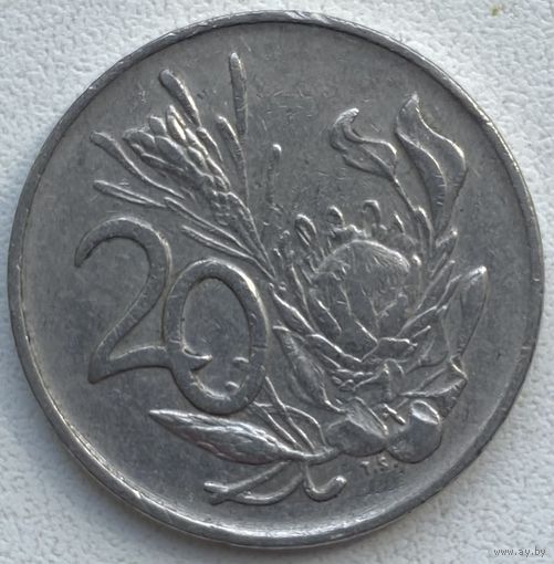 ЮАР 20 центов 1981 г.
