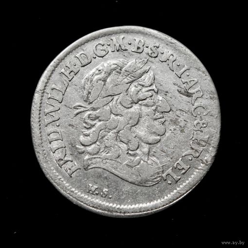Орт 1674 г. Пруссия (Германия), Фредерик Вильгельм. Сохран!