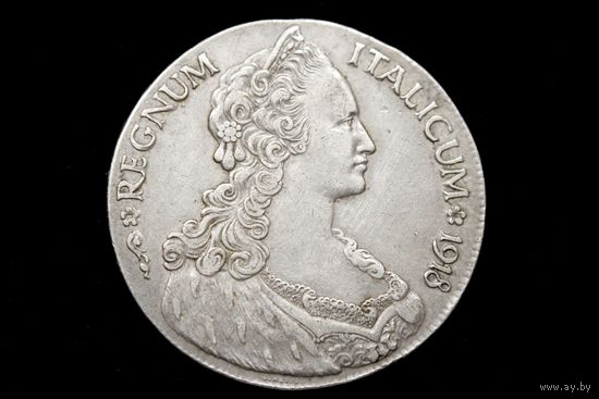 Талер 1918 г. Эритрея (Италия), Виктор Эммануил III. Сохран, редкая!