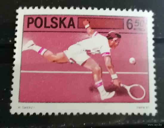 Польша 1981 спорт теннис