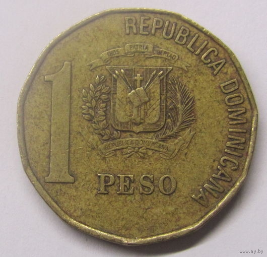Доминикана 1песо 2002 г