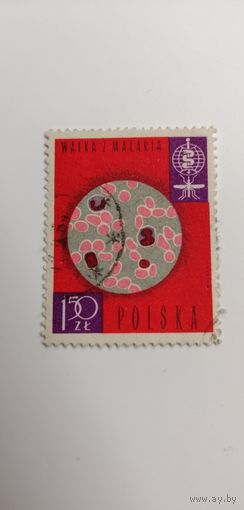 Польша 1962. Борьба с малярией