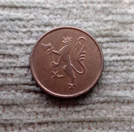 Werty71 Норвегия 5 эре 1973 Лев