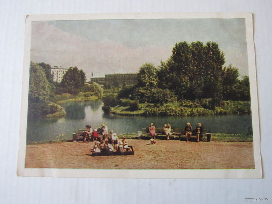 Санкт Петербург уголок Московского парка Победы цв.фото Мазелева 1955
