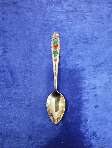 Кофейная ложка, СССР. Серебро 875-я проба. N23.