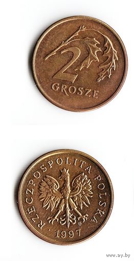 2 гроша Польша 1997 года