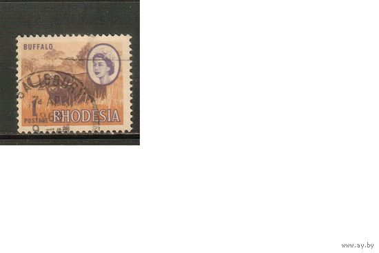 Родезия-1966,(Мих.24) гаш. ,  Английские Колонии,Фауна(1)