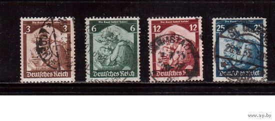 Германия-1935,(Мих.565-568)   гаш.  , Возвращение СААРа(2)