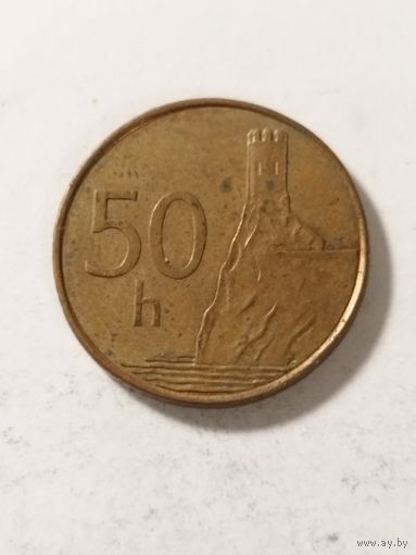 Словакия 50 геллер 2004