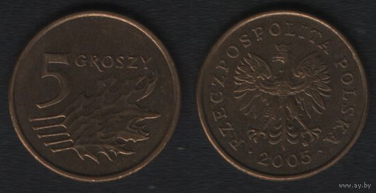 Польша y278 5 грош 2005 год (mw) (_alb2