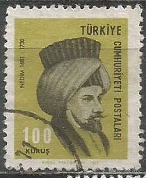 Турция. Недим. Поэт. 1967г. Mi#2056.