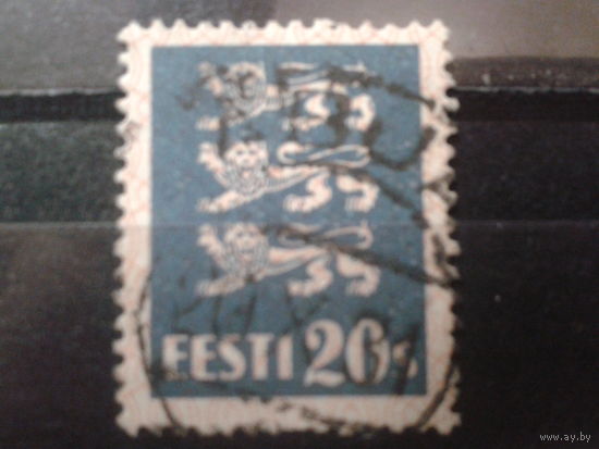 Эстония 1928 стандарт, герб 20с