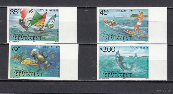 Туризм. Сент-Винсент. 1985. 4 марки б/з. Michel N 397-400 (- е)