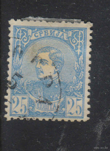 Сербия Кор 1880 Милан IV Стандарт #25
