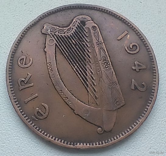 Ирландия 1 пенни 1942 7-4-2
