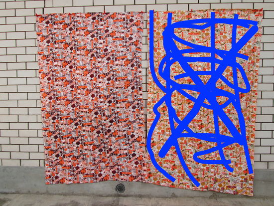 Ткань,полотно ссср , Олимпида 80,редкость большая