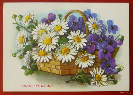 С днём рождения! Чистая. 1980 года. Куртенко. 134.
