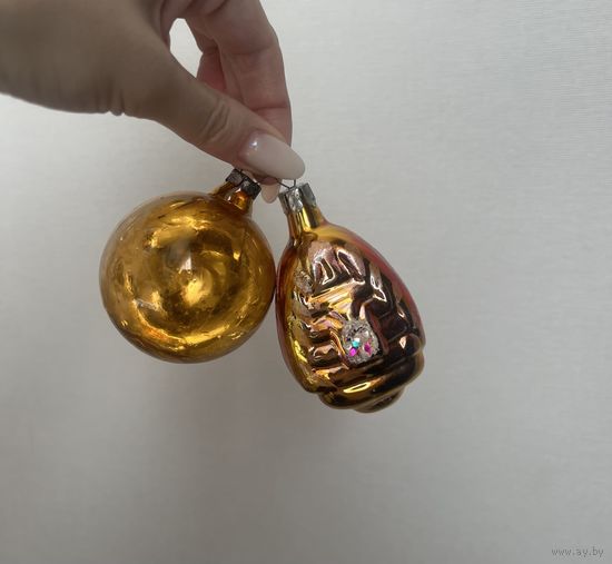 Елочная игрушка домик СССР цена за все К.5