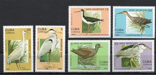 Куба 1993. Птицы 6марок (3683)