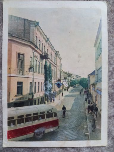 Гродна Савецкая вуліца 1959 / Гродно Открытка