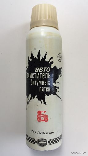 Пустой балончик от очистительной жидкости