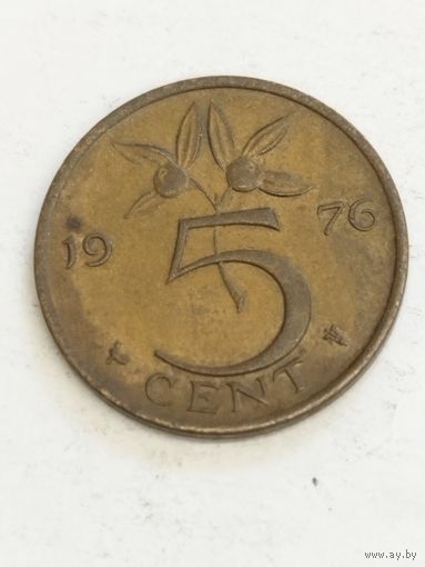 Нидерланды 5 центов 1976