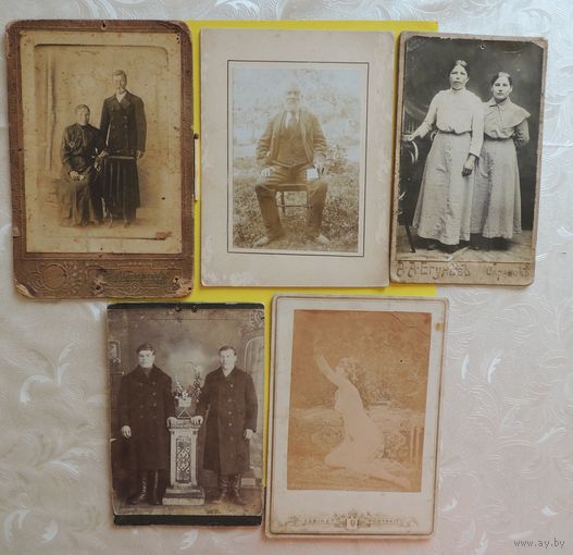 Фото кабинет портрет РИ, Зап. Бел., до 1917 г.
