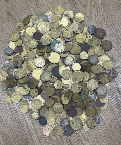 Монеты СССР 1921-1958г 1.7 Кг.