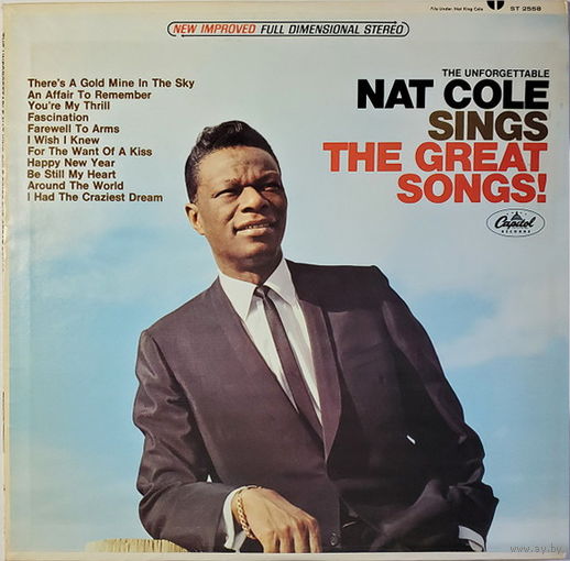 Nat King Cole – The Unforgettable Nat Cole Sings The Great Songs!, LP, USA 1966