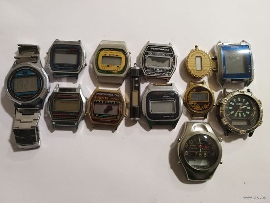 Часы Электроника, лотом с рубля