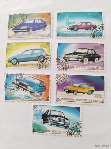 Монголия 1989 7 м авто
