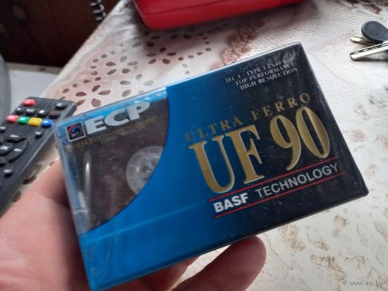 Аудиокассета BASF UF90 новая запечатанная