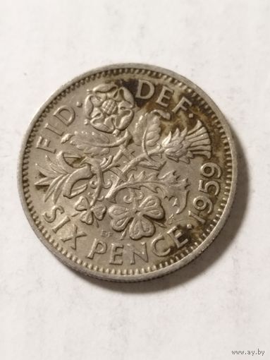 Великобритания 6 пенсов 1959