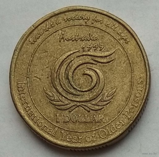 Австралия 1 доллар 1999 г. Международный год пожилых людей