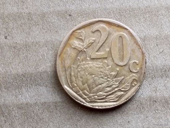 ЮАР 20 центов, 2010г. (U-обм)
