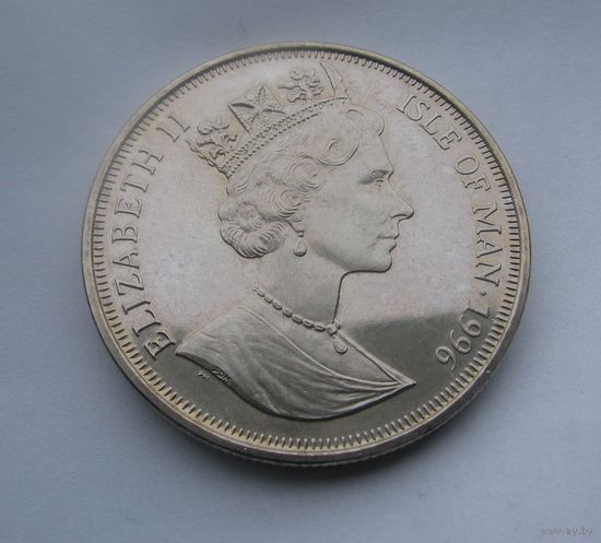 Остров Мэн 1 крона 1996 Фернан Магеллан Елизавета 2