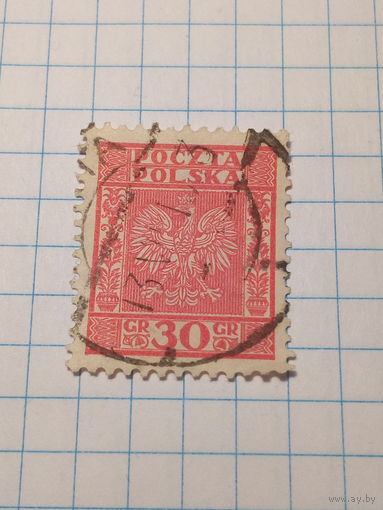Марка Польша 1924 год