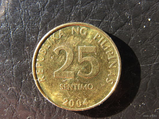 Филиппины. 25 сентимо. 2004. С 20 копеек. Распродажа коллекции. Смотрите другие лоты.