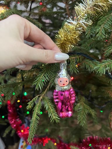 Ёлочная игрушка Космонавт СССР К.17