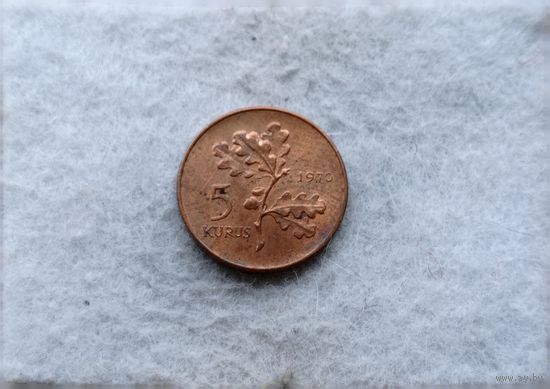 Werty71 Турция 5 куруш 1970