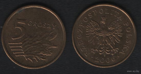 Польша y278 5 грош 2006 год (mw) (_alb2