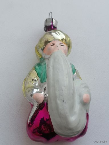 Елочная игрушка СССР Хоттабыч, черномор