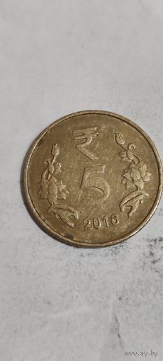 Индия 5 рупе 2016