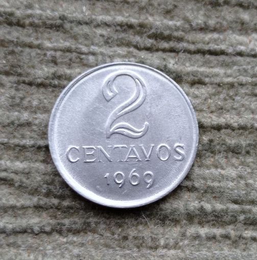 Werty71 Бразилия 2 сентаво 1969