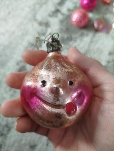 Ёлочная игрушка ссср,Колобок