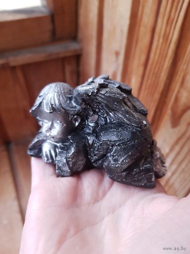 Лот С 1 РУБЛЯ! много лотов! Сувенирная фигурка АНГЕЛ (старое серебро патина)