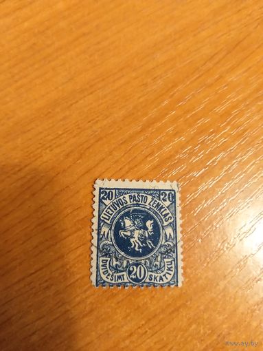 1919 Литва Мих 32 герб Погоня (2-7)