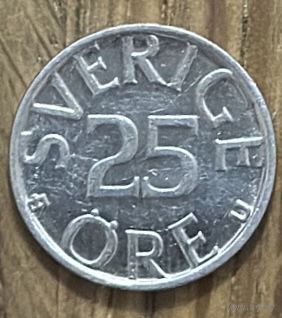 25 Эре Швеция 1980г.