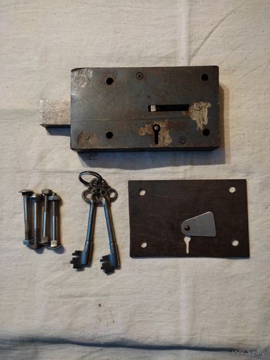 Замок гаражный СССР, мощный. См. описание.