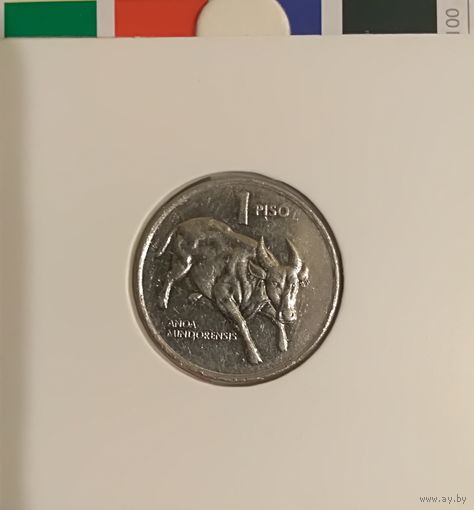 Филиппины 1 писо 1994 в холдере